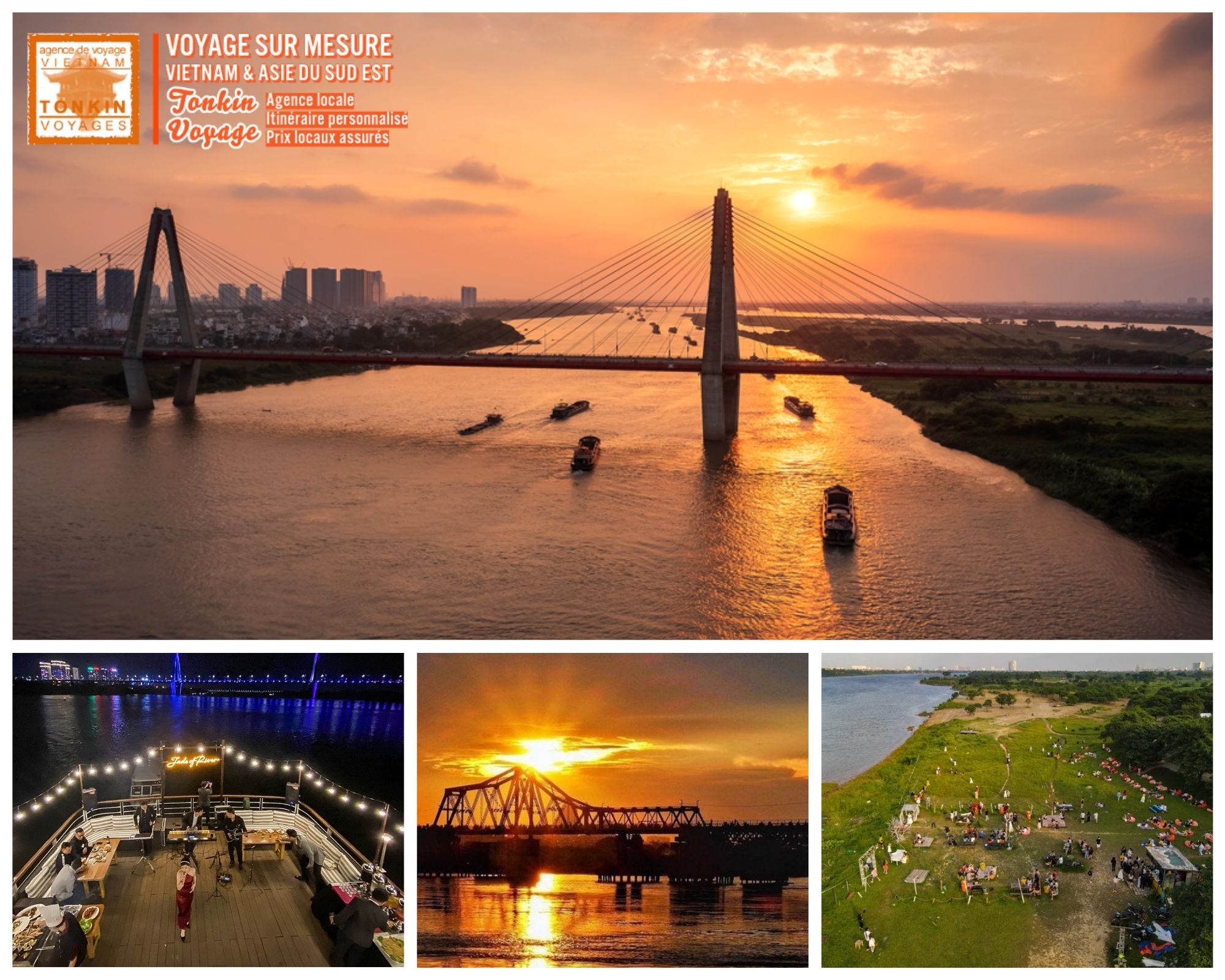 Voyage au fil des fleuves du Vietnam Fleuve Rouge Nord Vietnam berceau civilisation Tonkin